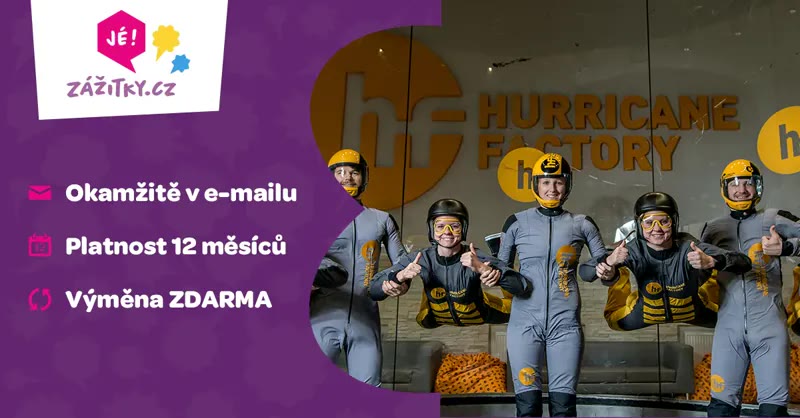 Větrný tunel pro rodinu – Zážitky.cz